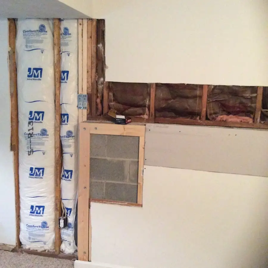 Wall insulation replacement during Odor Removal & Deodorization in Urbana